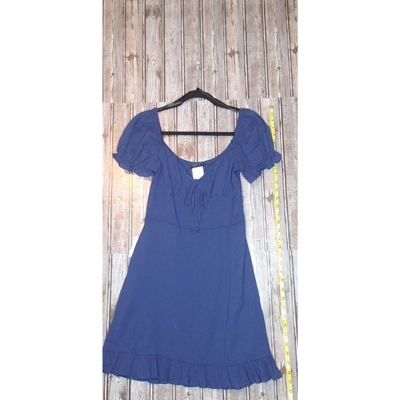 B. SMART - NWT Dark blue short sleeve dress - Size 5 - Picture 1 of 4